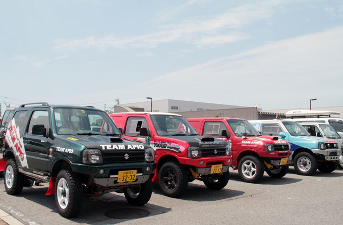 RALLY MONGOLLIA 2013 “TEAM APIO” ～車検会場にて〜