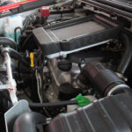 尾上/石原号・JB23-9型のエンジンルームはピカピカ