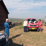 ETAP-8　スタート前に記念撮影尾上さんキレイに撮ってね