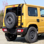 スペアタイヤにジオランダーM/Tの185/85R16サイズ併用例
