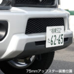 75mmアップステーでの装着位置