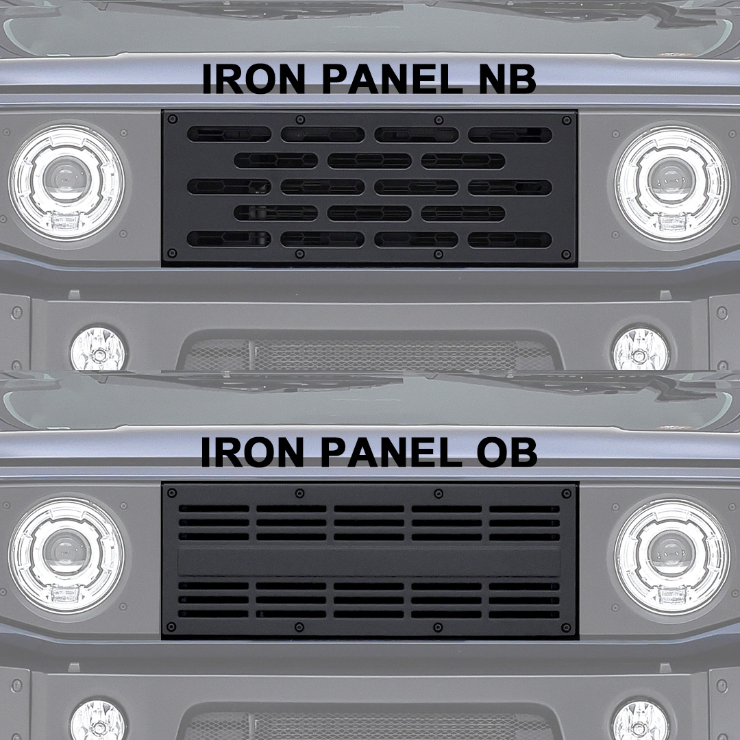 レイヤードグリル オプション アイアンパネル (スチール製)（JB64,JB74,JC74）